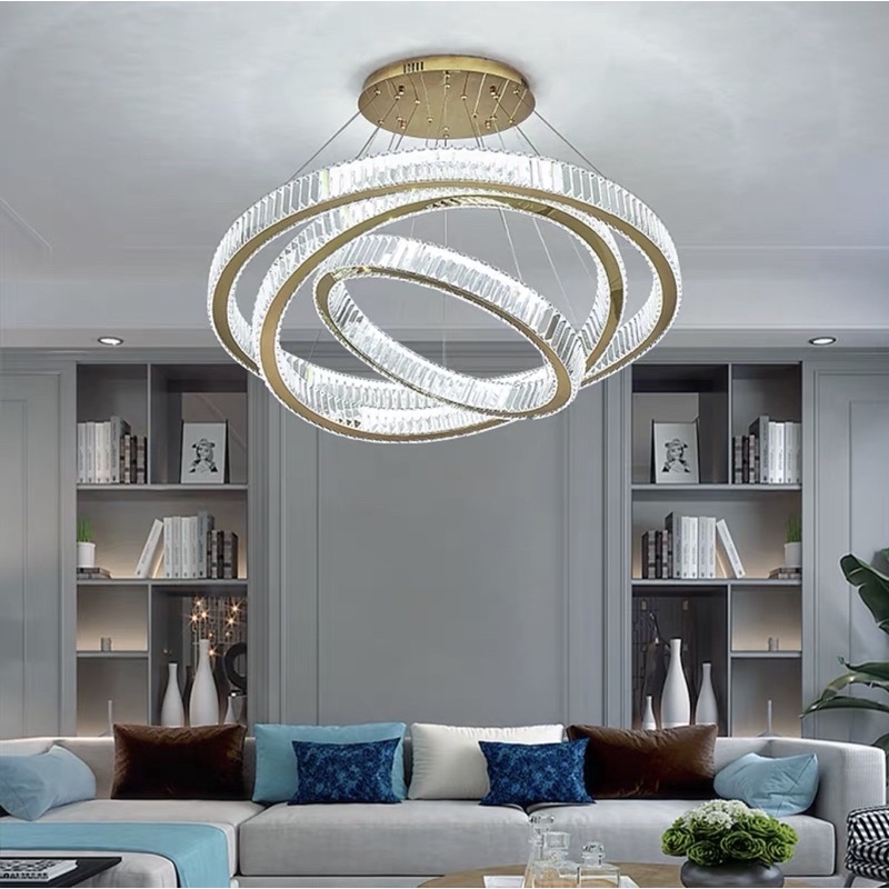 CT002A024 SOTMIA LUXURY CRYSTAL MODERN CHANDELIER แชนเดอเรีย โคมไฟเพดาน โคมระย้า โคมไฟระย้า โคมไฟระย้าโมเดิร์น แต่งห้อง