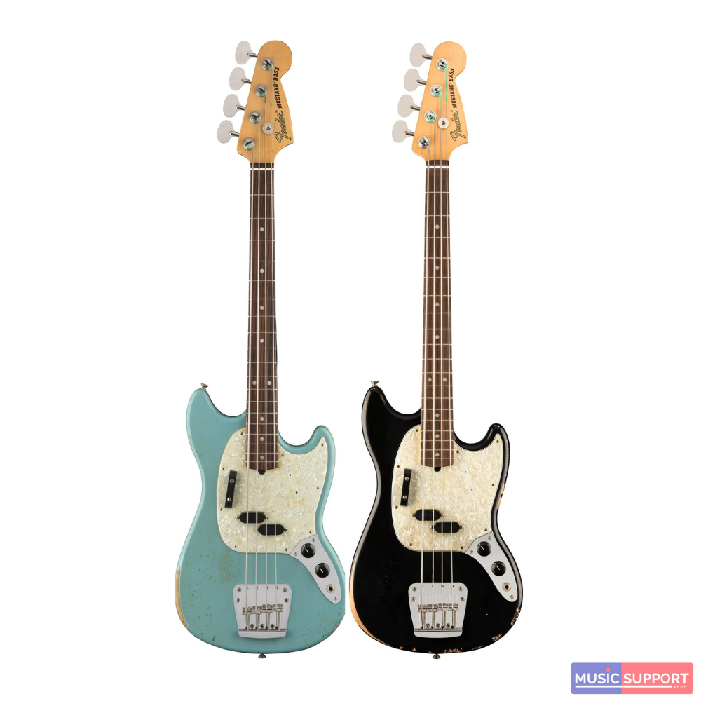 เบสไฟฟ้า Fender JMJ Road Worn Mustang Bass Mexico