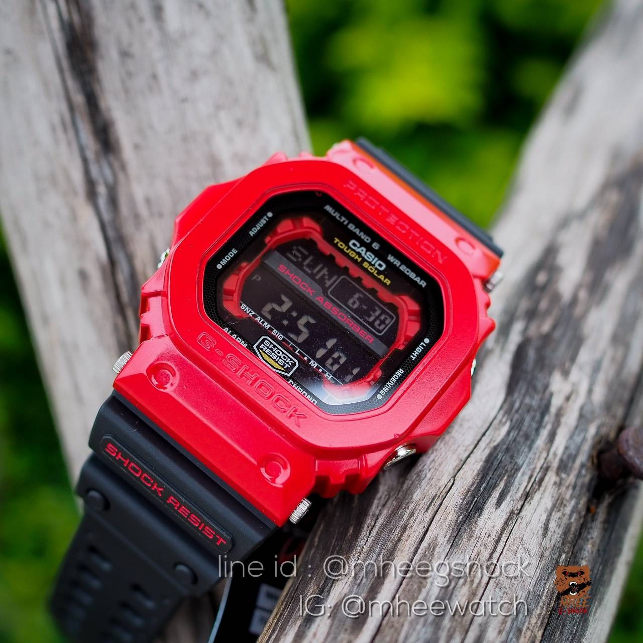 G-Shock Custom GXW-56 ยักษ์ดำแดง Red Metal