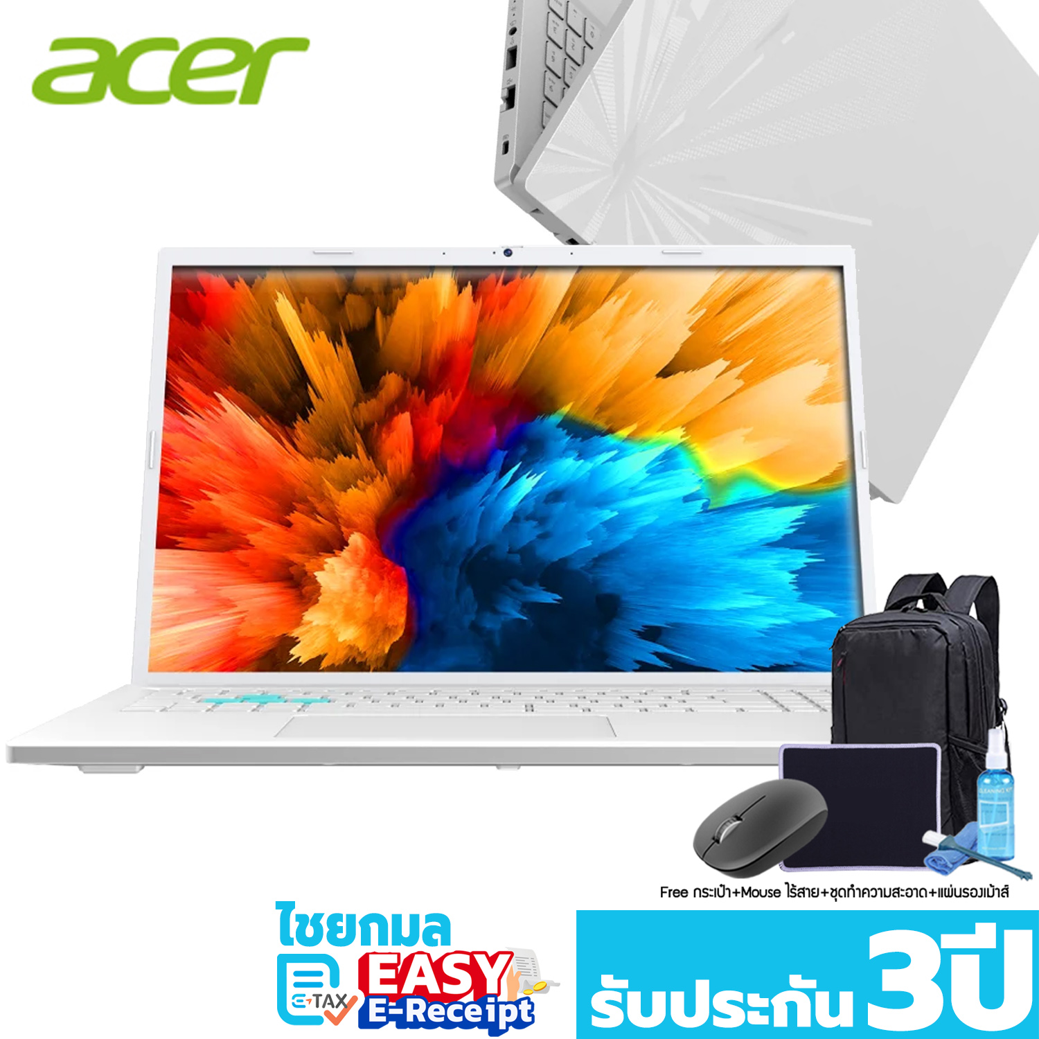 [กดCode SHOCK20 ลด20%] [RTX 3050+i5-13420H] Acer Nitro Lite 16 NL16-71G-52WD Ram 16GB / ประกัน 3 ปี Gaming Notebook
