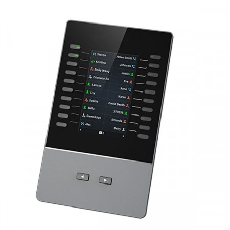 Grandstream GBX20 Extension Module, 4.3 inch (272x480) TFT color LCD, 20 per page, BLF, call park /pick-up, speed-dial, presence, intercom