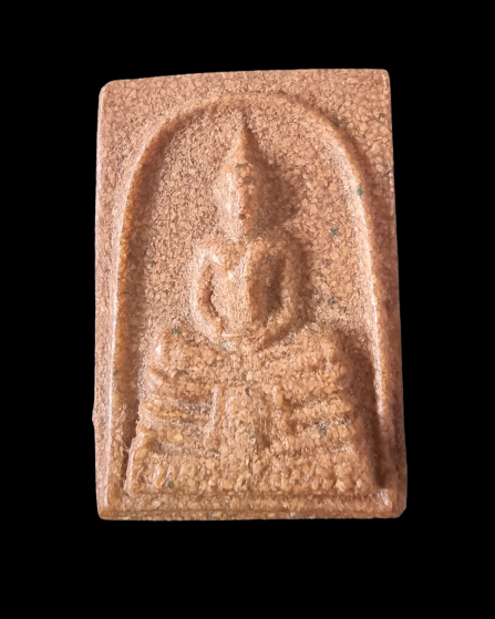 หลวงพ่อโสธร เนื้อกระเบื้องหลังคาโบสถ์ พิมพ์สี่เหลี่ยม