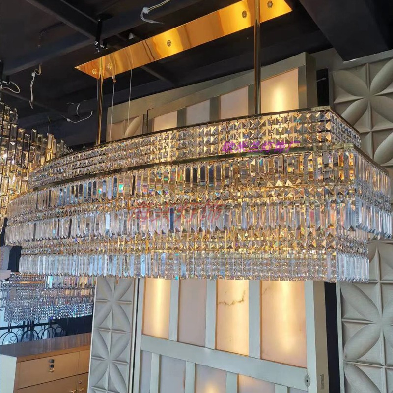 CT160A081 SOTMIA โคมไฟยาว โคมไฟสีทอง โคมไฟเฟนดิ โคมไฟระย้า โคมไฟโมเดิร์น โคมไฟโต๊ะอาหาร โคมไฟModern Luxury