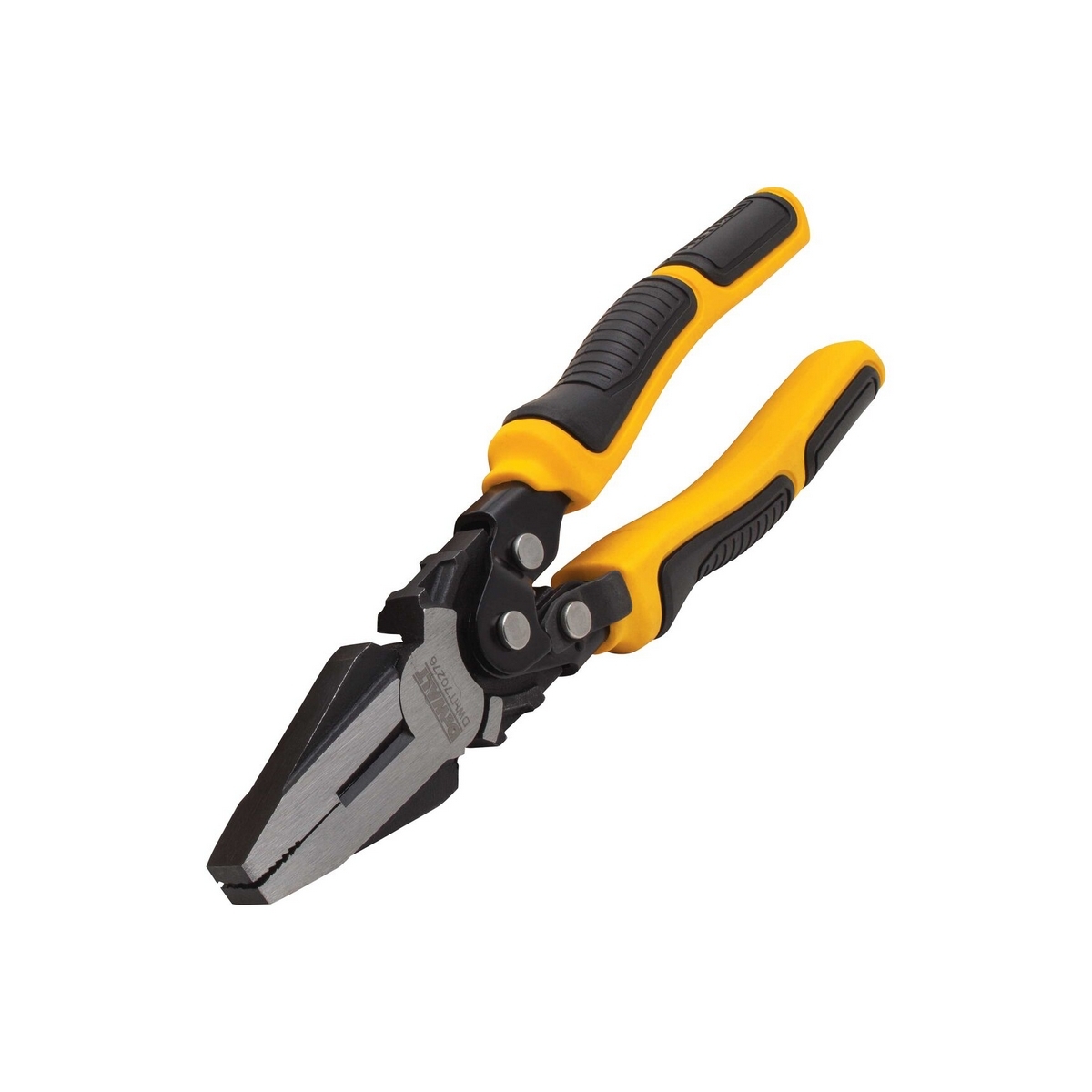 DEWALT คีมปากตรง จิ้งจก 8 นิ้ว รุ่น DWHT0-70276 ที่จับวัสดุสองด้านเพื่อการยึดเกาะที่แข็งแรงและความสบาย (ดีวอลท์)