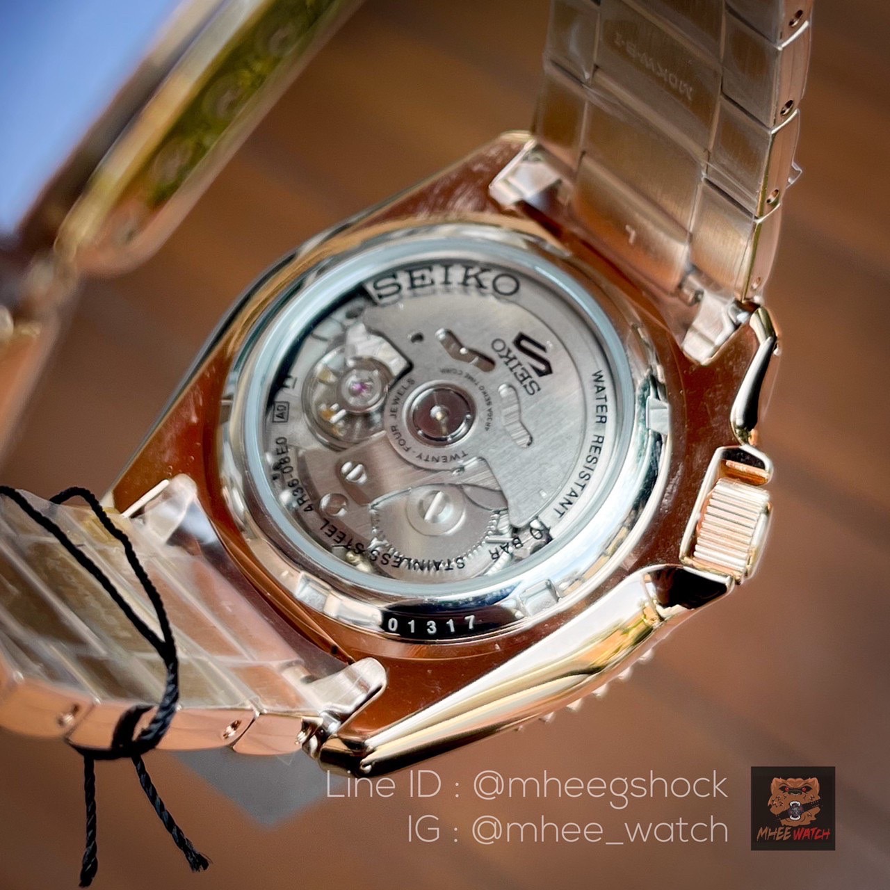 New Seiko5 Sports Rose Gold