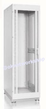 G4-80842 19” GERMAN SERVER RACK 42U, (80 x 80 cm.) Two-Tone White-Gray