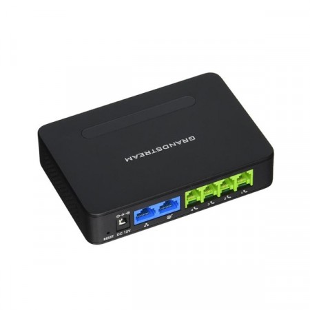 Grandstream HT814 Handy Tone Analog Telephone Adapter (ATA), 4 SIP Account, 4FXS, 1 WAN & 1 LAN 10/100/1000Mbps