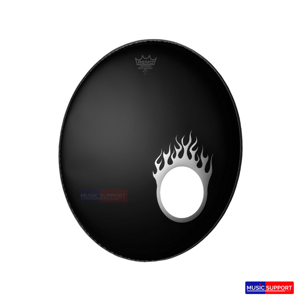 สติ๊กเกอร์หนังกลอง Remo Chrome Graphic Dynamo Sticker