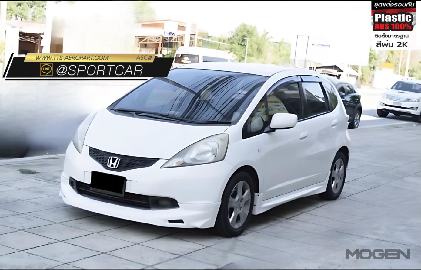 ชุดแต่ง Jazz 2008 2010 Mogen - Honda Jazz แต่งสวย สเกิร์ตรอบคัน Jazz ของแต่ง ฮอนด้าแจ๊ส