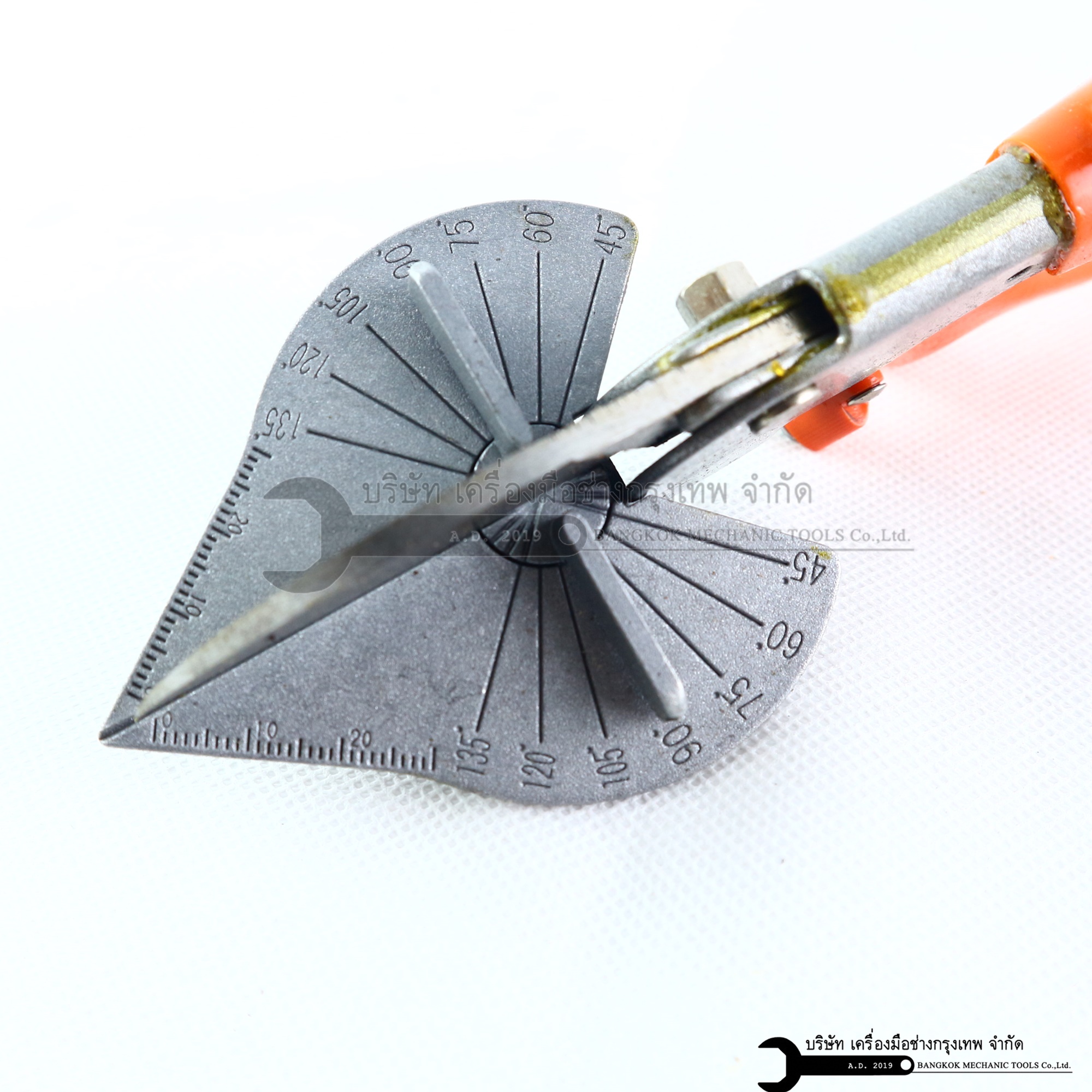 คีมตัดรางไฟ คีมตัดใบโพธิ์ คีมปรับองศา 45, 60, 75, 90, 105, 120, 135 องศา
