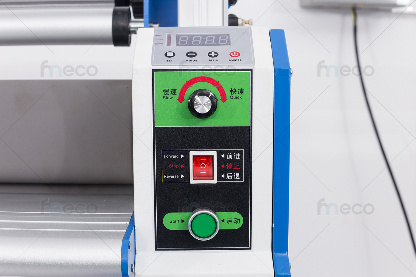 เครื่องเคลือบ ไฟฟ้า แบบอัตโนมัติ เครื่องรีดสติ๊กเกอร์ เครื่องเคลือบแผ่น เคลือบฟิล์ม เครื่องเคลือบบัตร พร้อมสแตนด์ ขนาด 1.6 เมตร