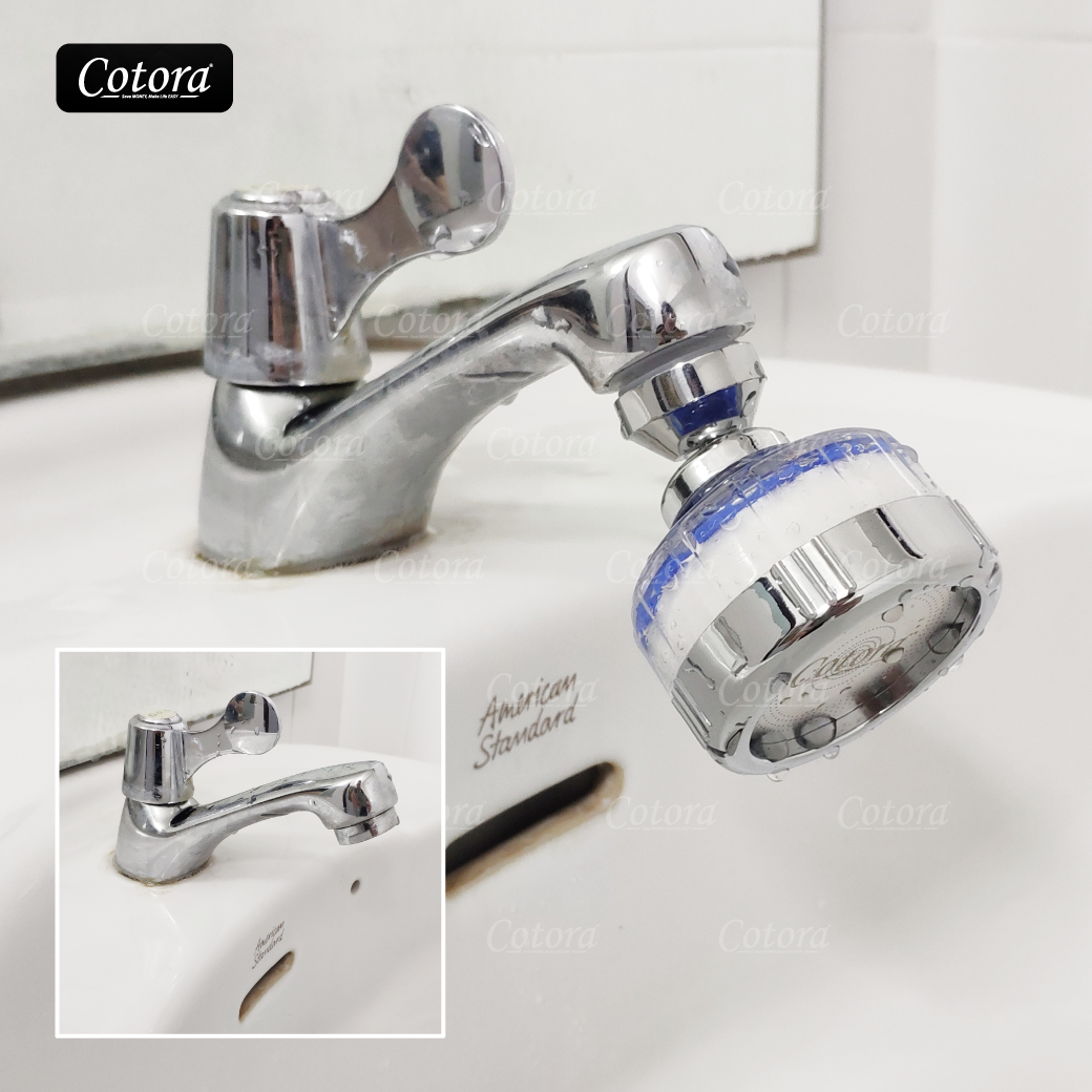 หัวต่อก๊อกน้ำ กรองน้ำสะอาด กรองได้ละเอียด 5 ไมครอน