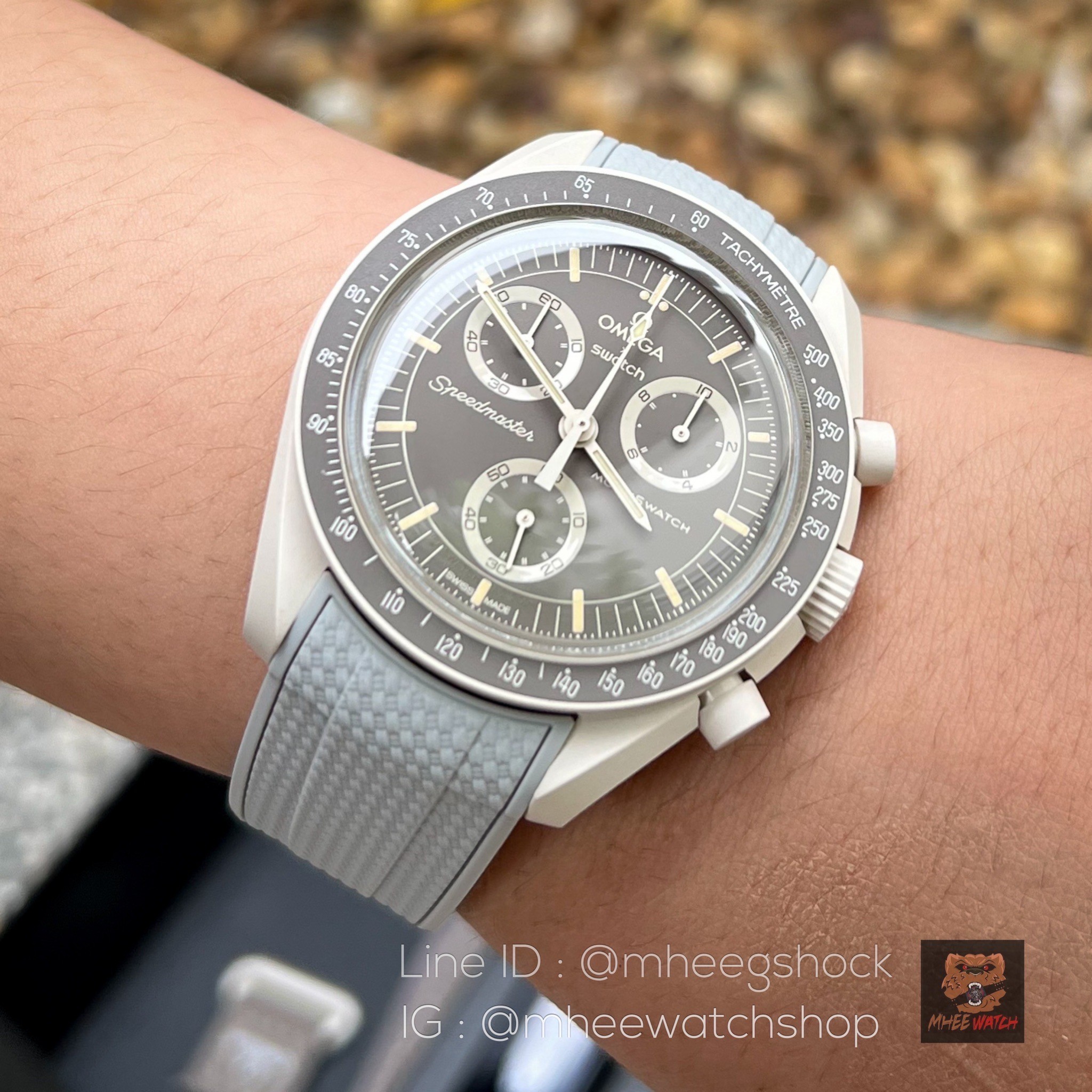 Swatch X Omega New Collection Mission On Earth Swiss Made Free Premium Color Desert & Rubber Straps