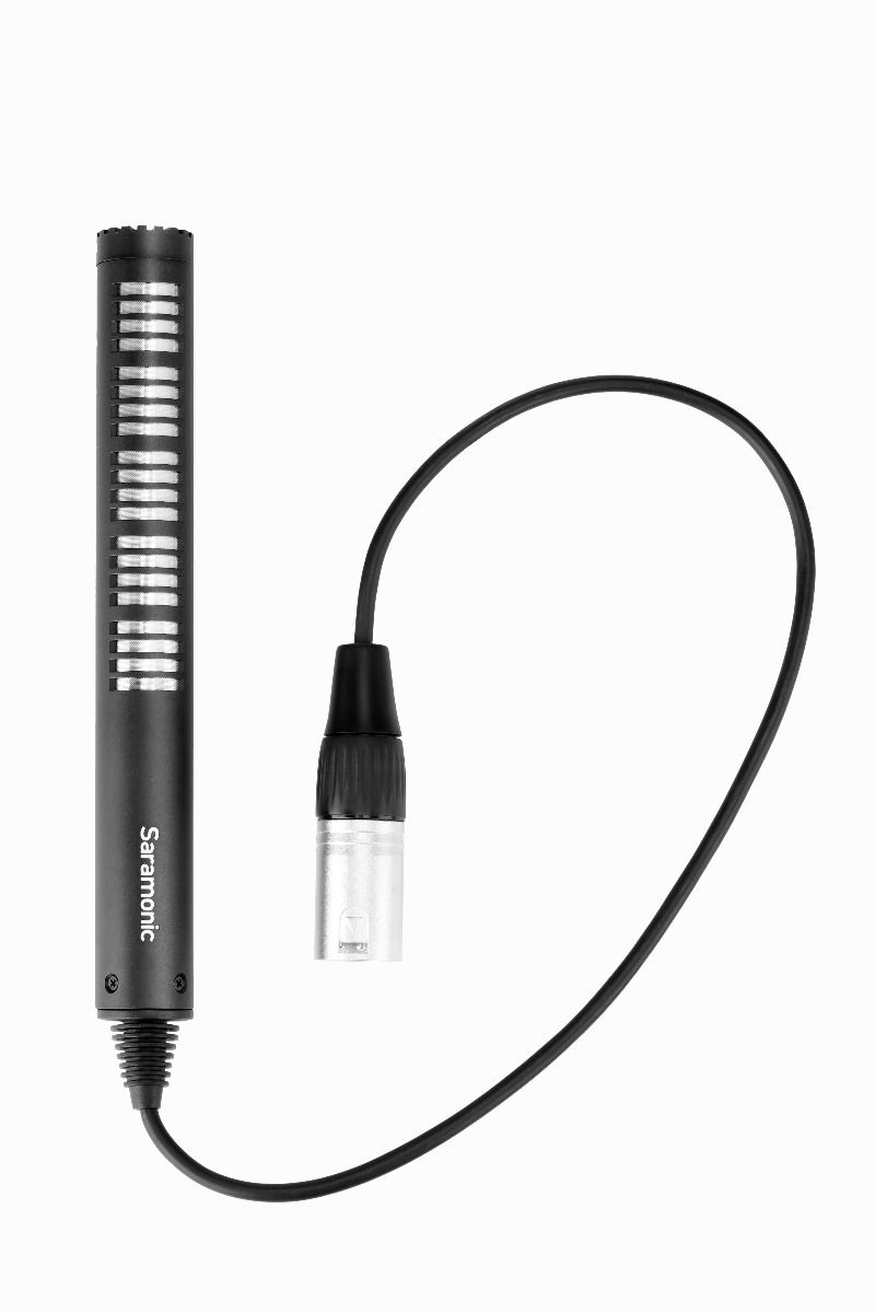 Saramonic SR-NV5X ไมโครโฟนช็อตกันติดหัวกล้องไมค์คอนเดนเซอร์ปลั๊ก3-pin XLR ทิศทางรับเสียงเป็นแบบคาร์ดิออยด์