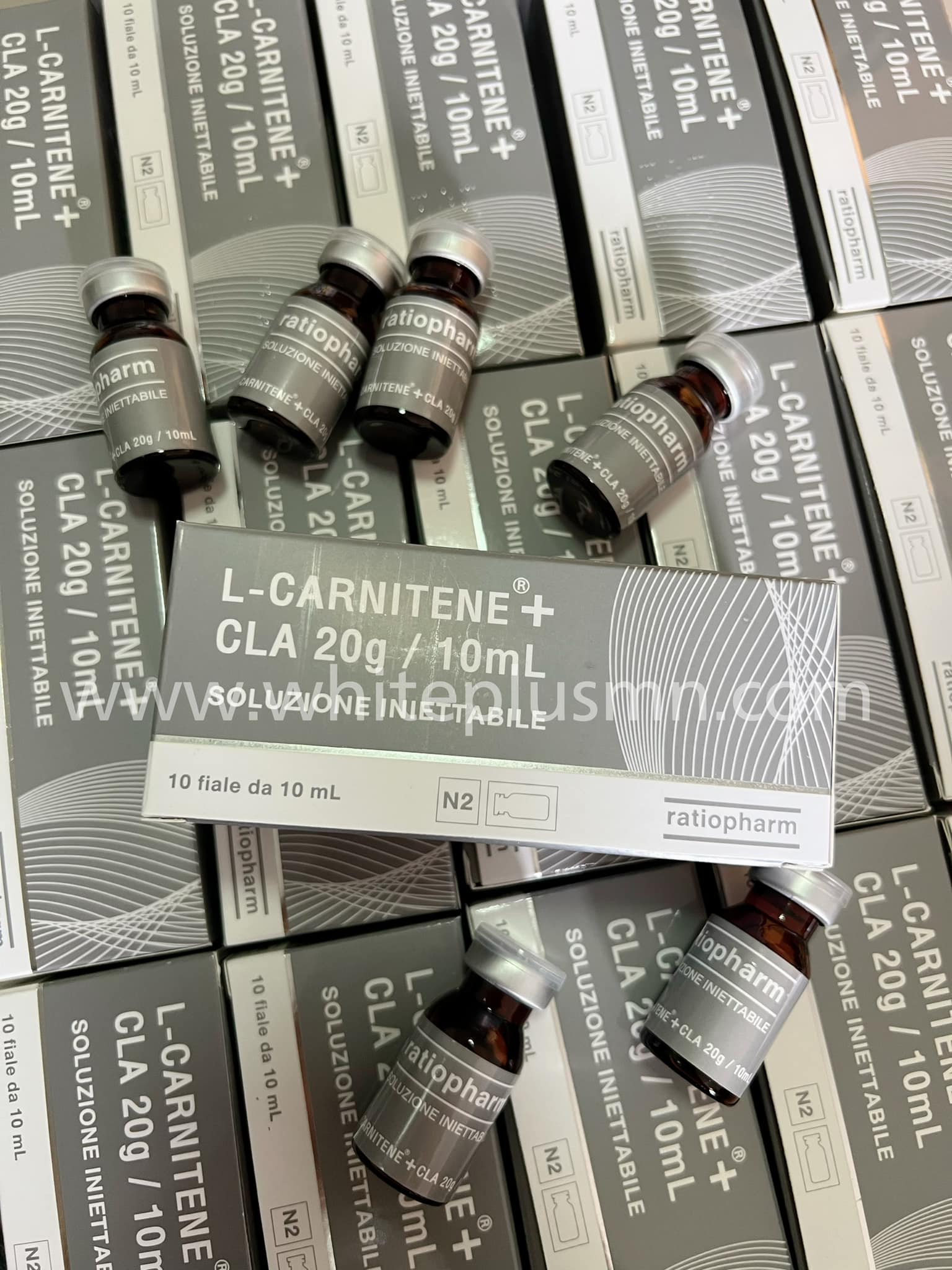 L-Carnitine + CLA 20g/10ml 10 vials Ratiopharm