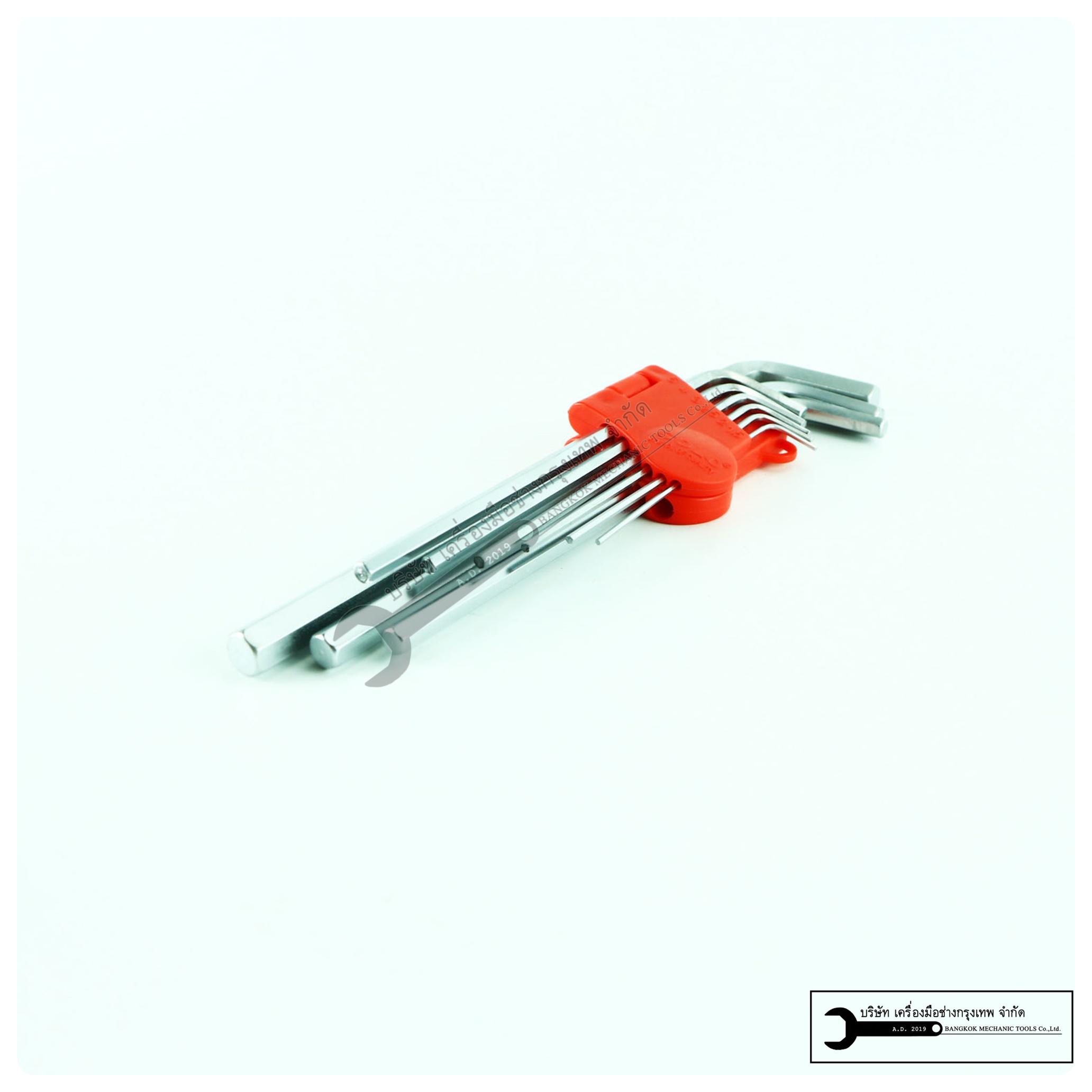 SOLO ชุดประแจหกเหลี่ยมแผงดำ แบบยาว เกรด CR-V (รุ่น 609 709 809)