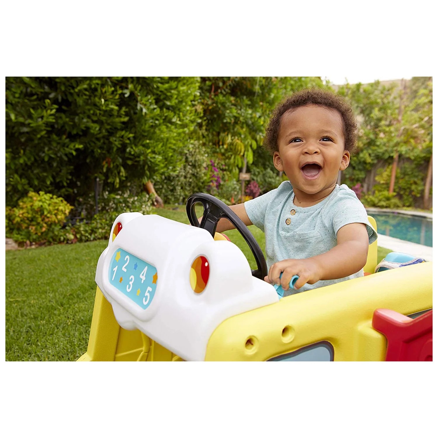 Little Tikes Little Baby Bum Wheels on the Bus Climber and Slide ปีนป่ายและสไลเดอร์