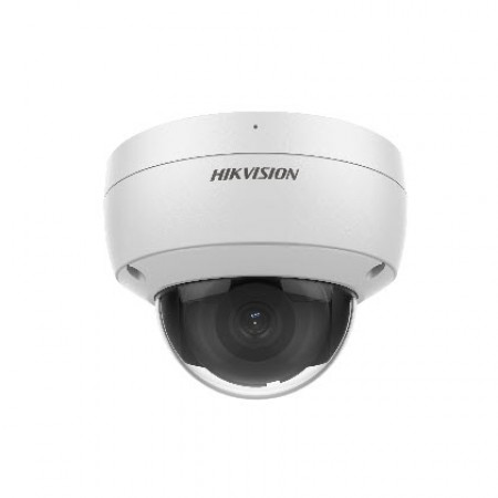 HIKVISION DS-2CD2143G2-I(S) AcuSense 4MP Dome Network Camera, Fixed focal lens, 2.8 and 4mm optional, 2688 × 1520 resolution, Focuses on Smart Human/Vehicle Detection, Water and dust resistant IP67, IK10 Support microSD card up to 256 GB Audio and alarm