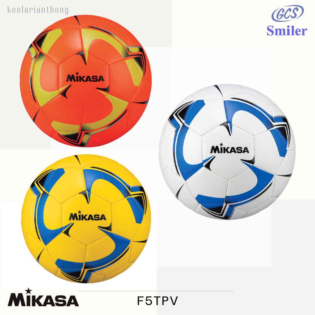 MIKASA F5TPV ฟุตบอลหนังเย็บ มิกาซ่า size 5