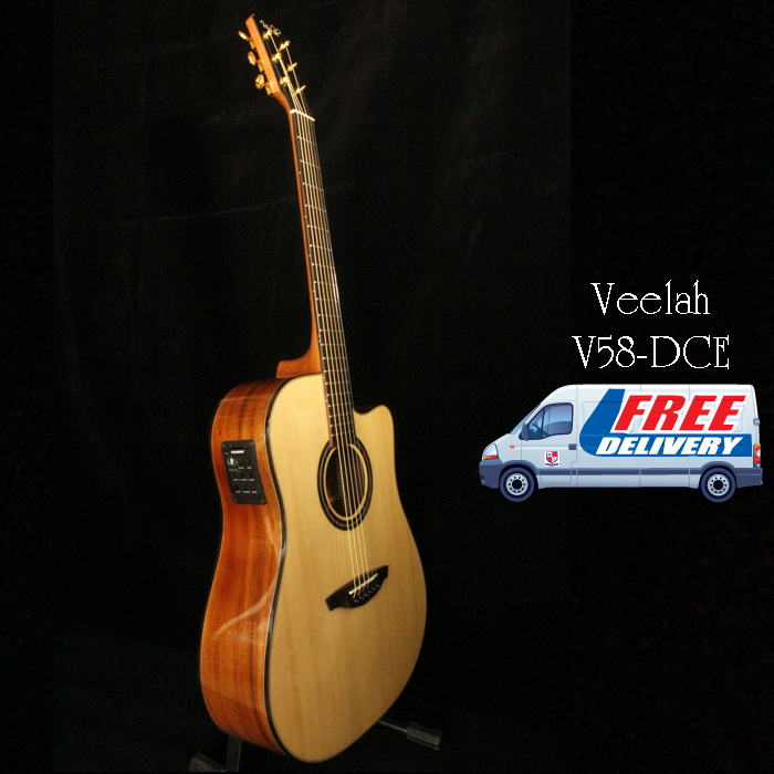 Veelah V58-DCE กีตาร์ไฟฟ้า