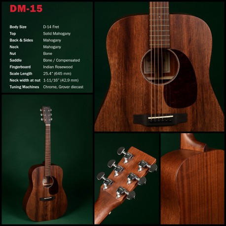 กีตาร์โปร่ง Sigma DM-15