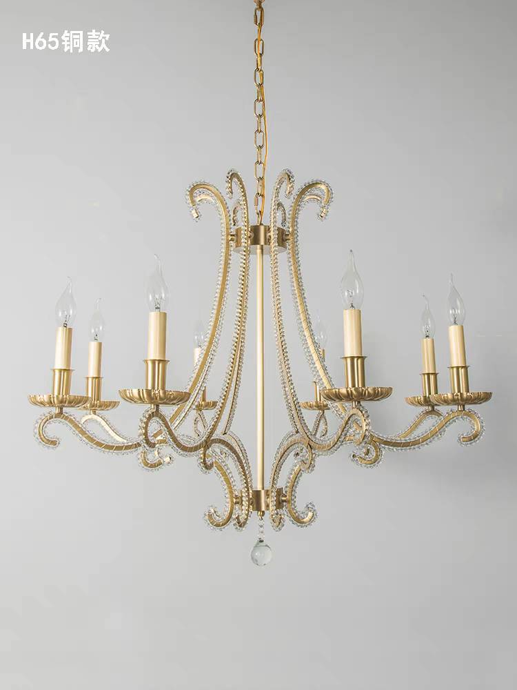 CT214A256 SOTMIA โคมไฟระย้าฝรั่งเศสอาคาร Duplex Villa Loft Apartment โคมไฟคริสตัล Light