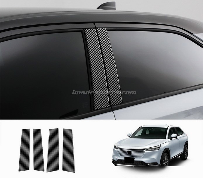เสาประตูกลาง HRV 2022 (Black Kevlar TW) ABS