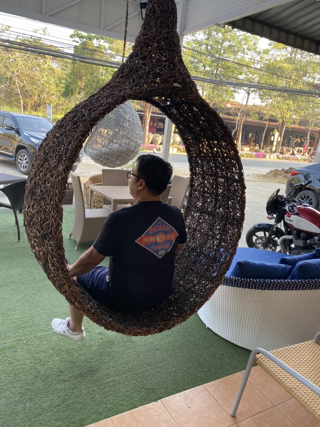ชิงช้าหวายเทียม sw011 (S)