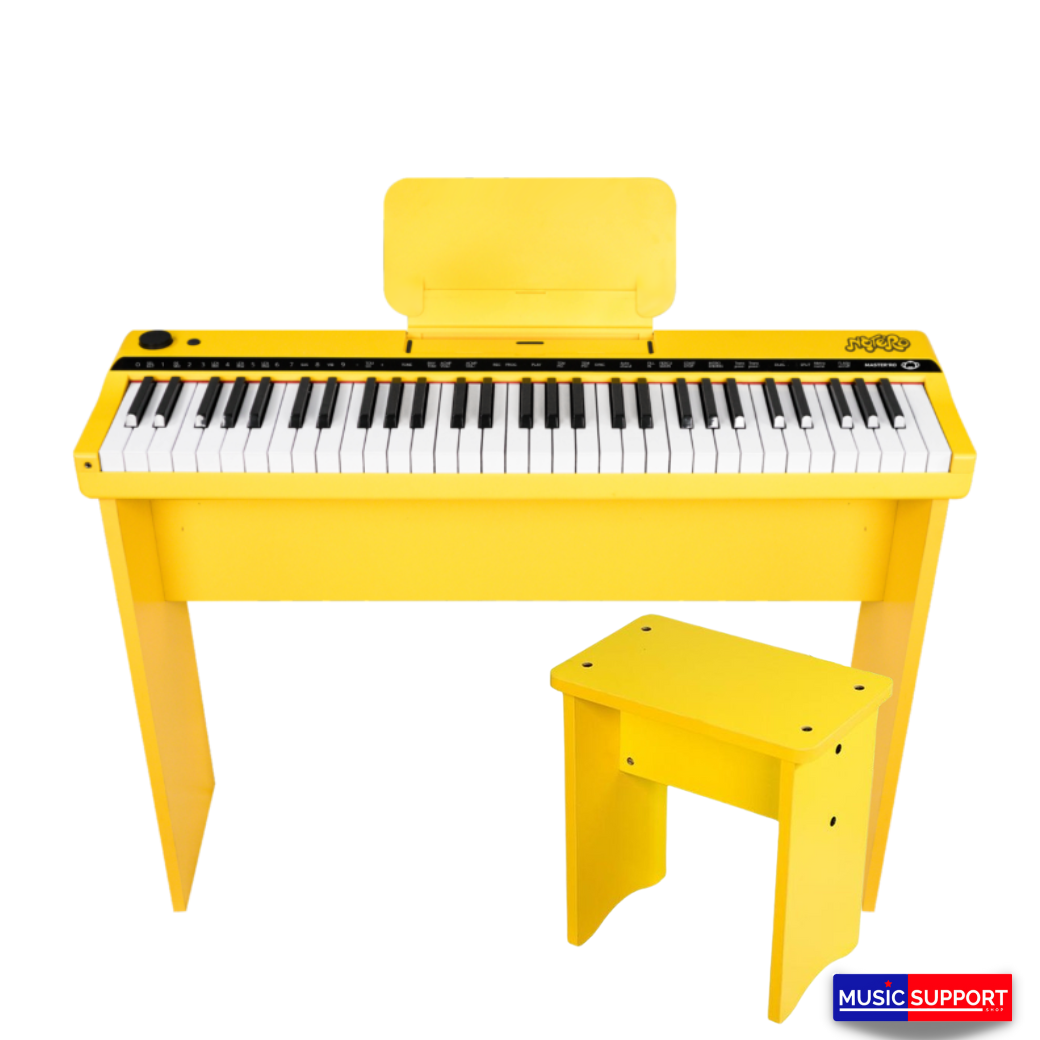 Notero Piano Master'Ro 61 keys ฟรี! App สอนภาษาดนตรี และ ขาตั้งและเก้าอี้