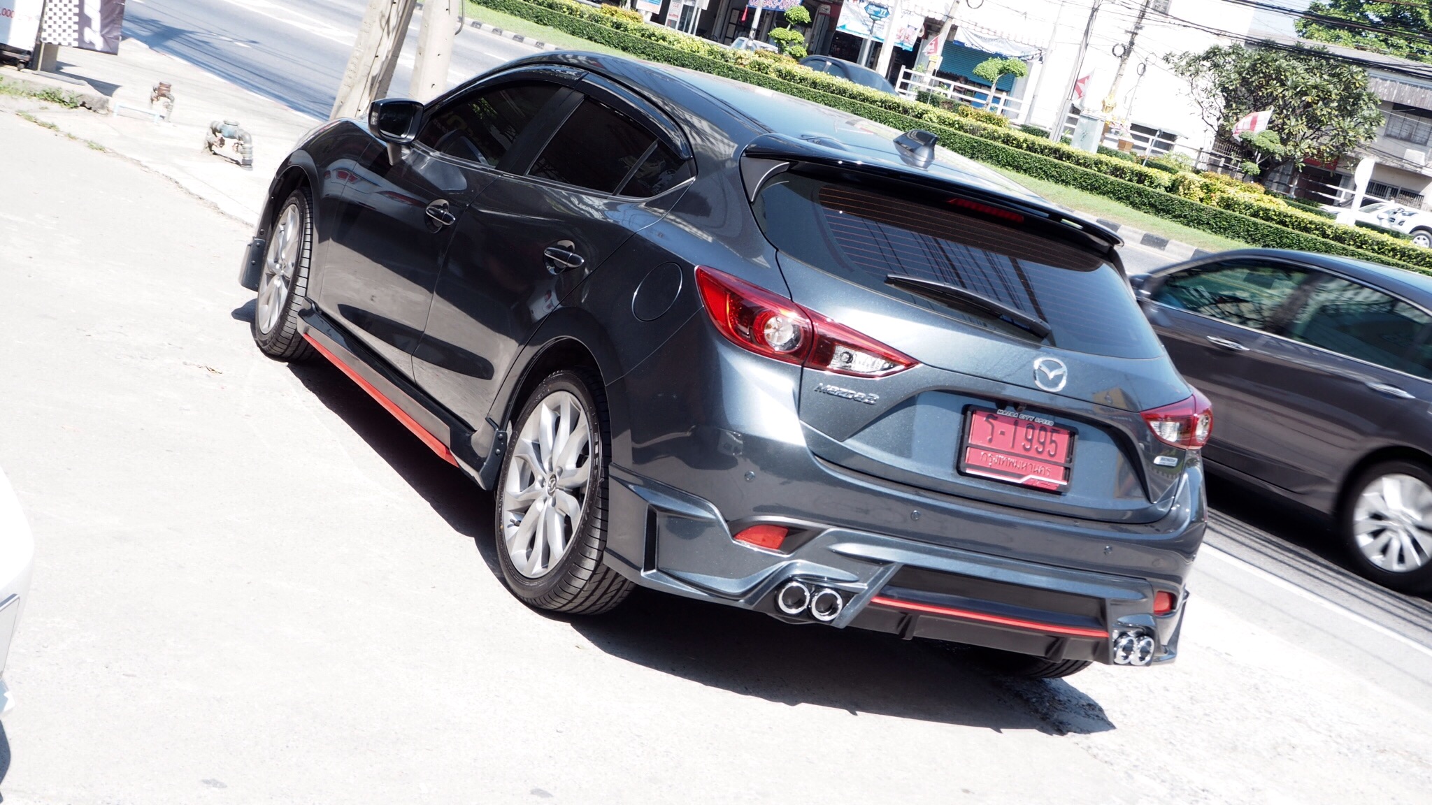 ชุดแต่งรอบคัน Mazda3 2018 2017 ทรง STROM สเกิร์ต Mazda3 Skyactiv ของแต่ง มาสด้า3 แต่งสวย ราคาไม่แรง