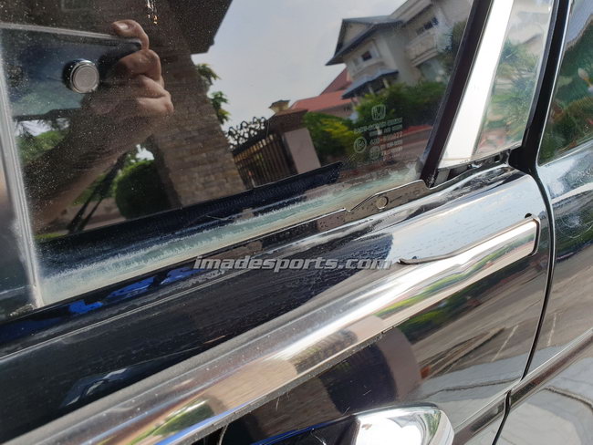 คิ้วรีดน้ำประตู พร้อมคิ้ว Stainless Accord G8 2008-2012