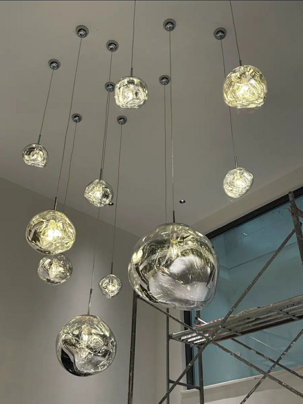 CT203A185 SOTMIA Nordic CHANDELIER โคมระย้า โคมระย้าสไตล์นอร์ดิก chandelier duplex building