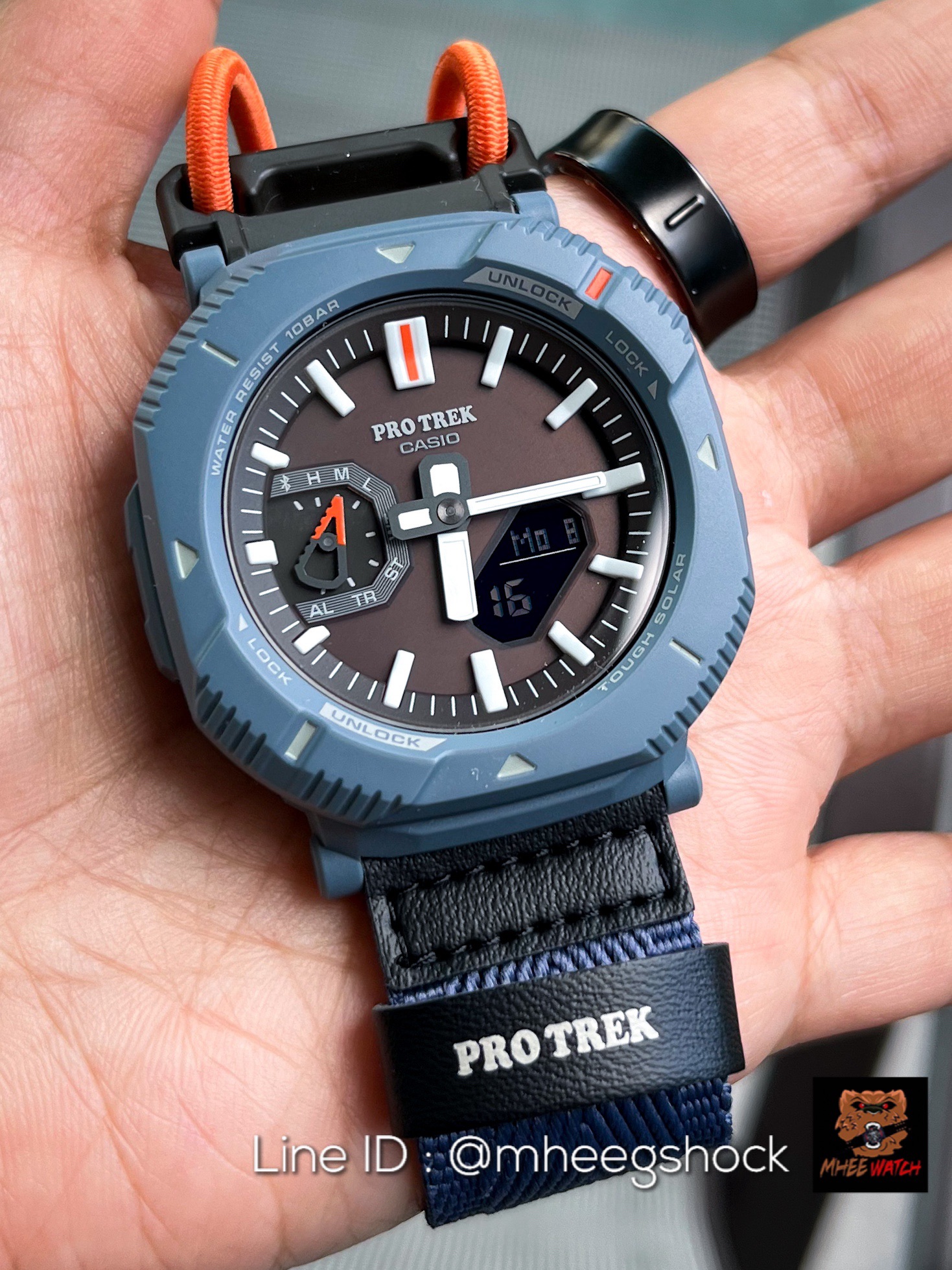 Casio ProTrek Earthline Ranger Bungee PRJ-B001 Dusty Blue Ranger