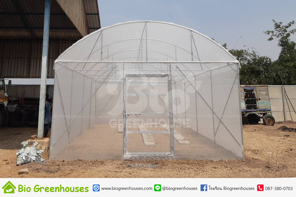โรงเรือนจั่วโค้ง 5x12 ม. จ.นครปฐม