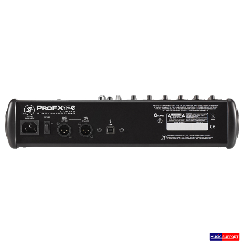 มิกเซอร์ PROFX 12V2 Compact Effects Mixer