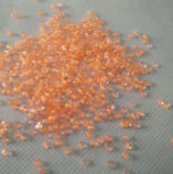 ลูกปัด สีส้ม 2 ม.ม. / 1,000 เม็ด