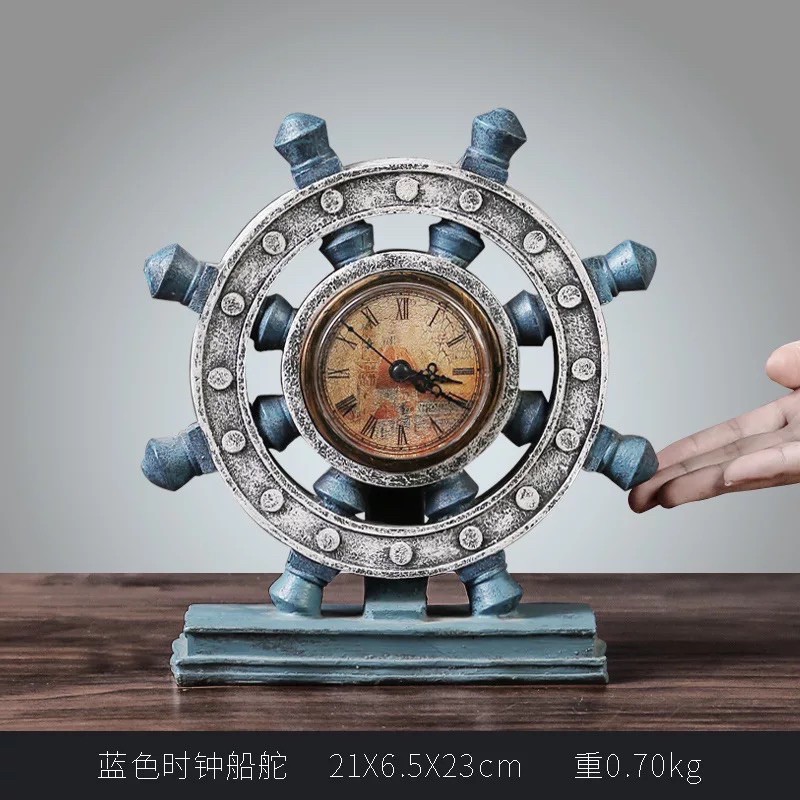 C1009C010 FAMITOSS นาฬิกา วินเทจ ของแต่งบ้าน แต่งร้าน บอกเวลาได้จริง ของขวัญ ของตั้งโชว์ตกแต่งบ้าน แต่งร้าน แต่งบ้าน