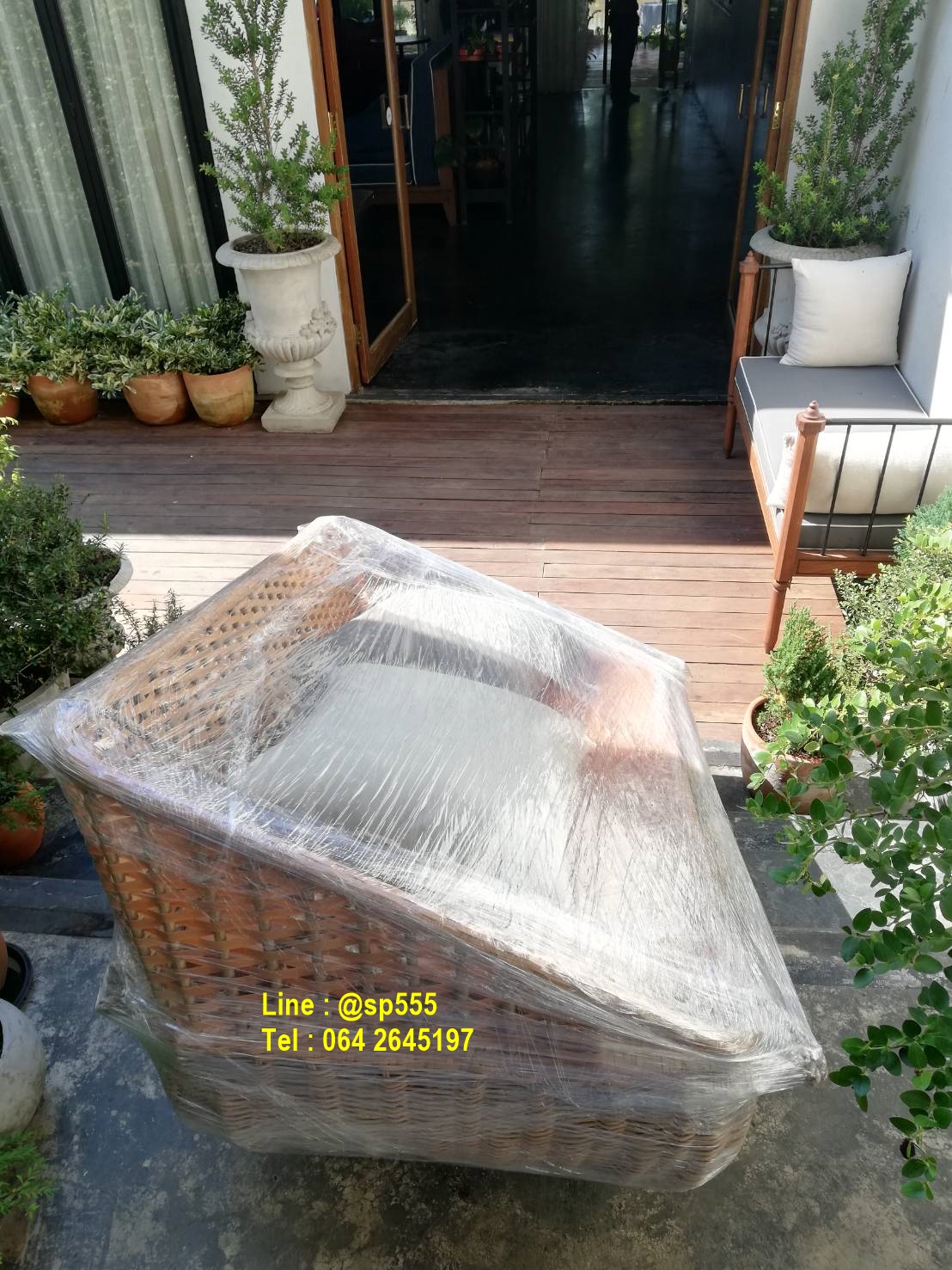 ชิงช้าหวายเทียม SW003 Special ส่งศาลาล้านนา เชียงใหม่