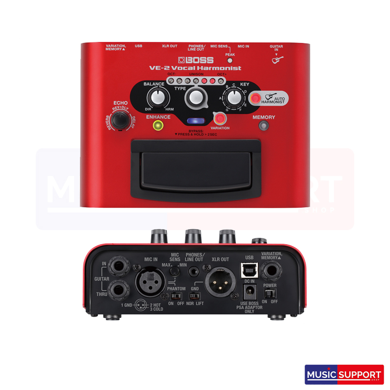 Boss VE-2 Vocal Harmonist เอฟเฟคร้อง