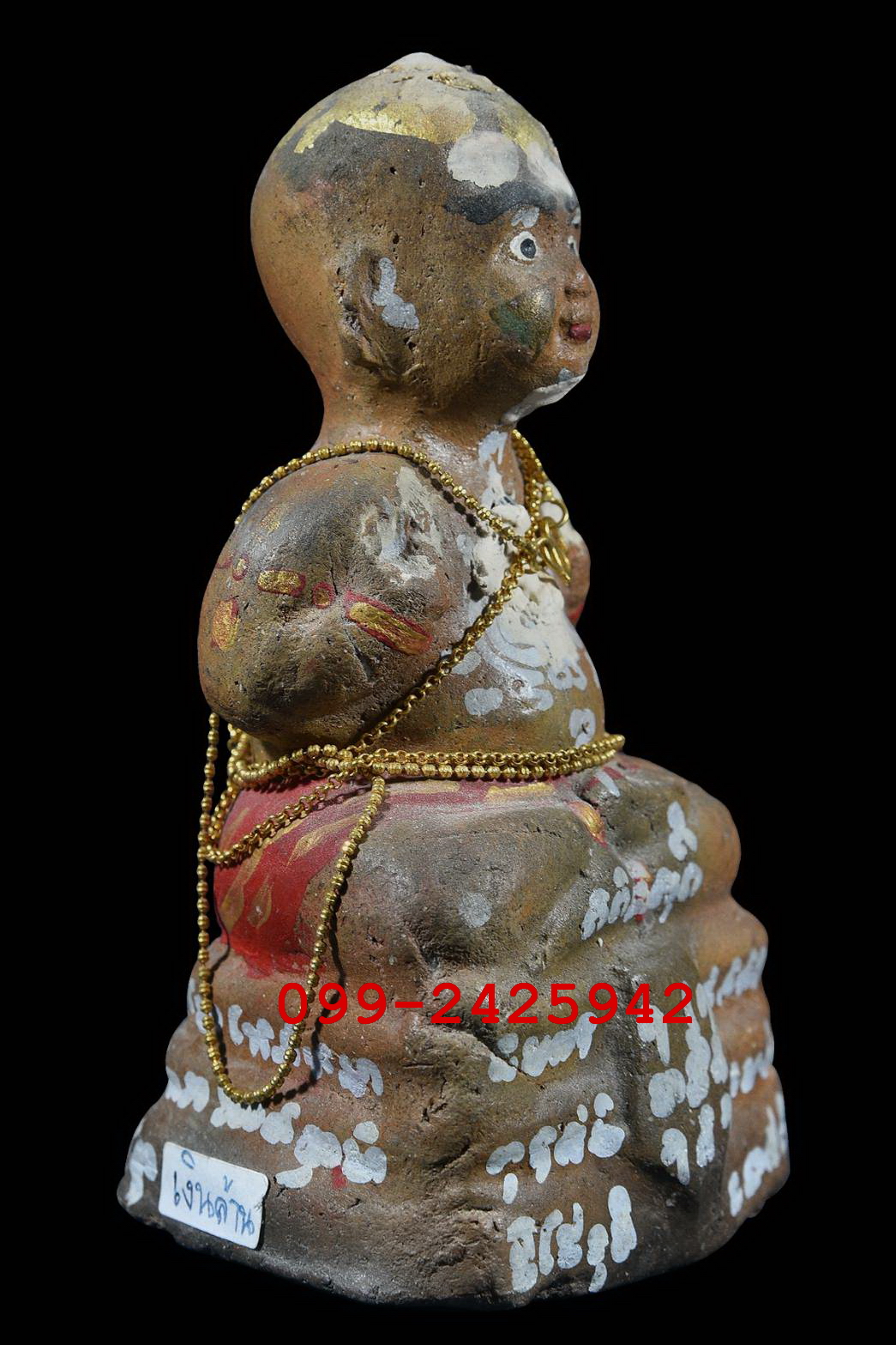 กุมารทองหลวงปู่แย้ม วัดสามง่าม นครปฐม รุ่นพัดยศ หัวโล้น ปี52