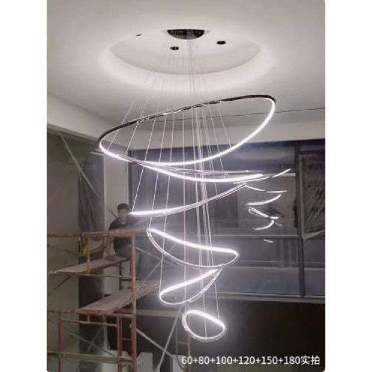 CT220A265 SOTMIA โคมไฟระย้า โคมไฟโมเดิร์นสีทอง Chandelier Lighting
