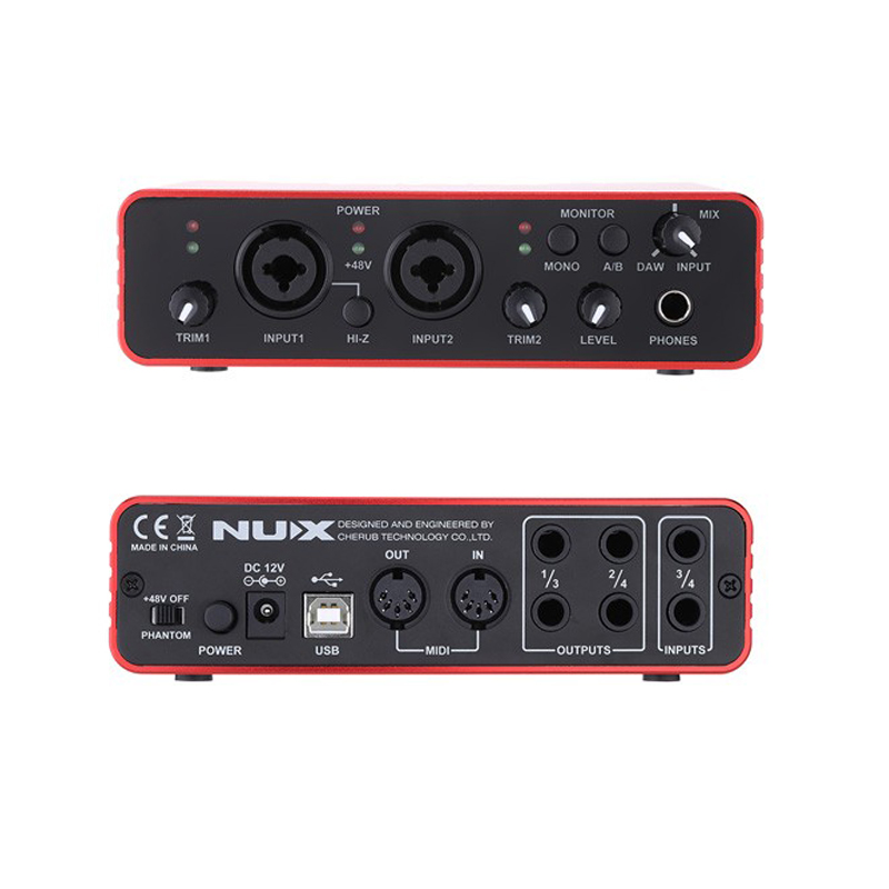 NUX UC-2 Audio Interface Mini Port ซาวด์การ์ดอินเตอเฟส