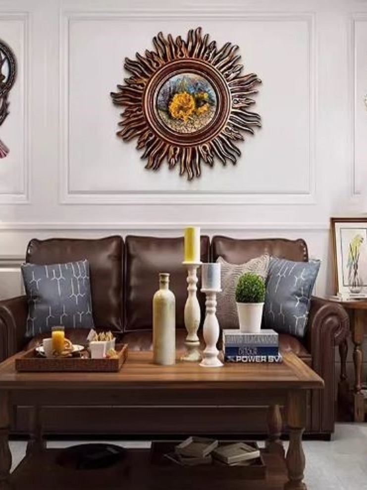 CT222G024 SOSHOKU ดอกทานตะวันตกแต่งผนัง นางฟ้า หัวกวางตกแต่งผนัง หัวกวาง ตกแต่งผนัง Nordic