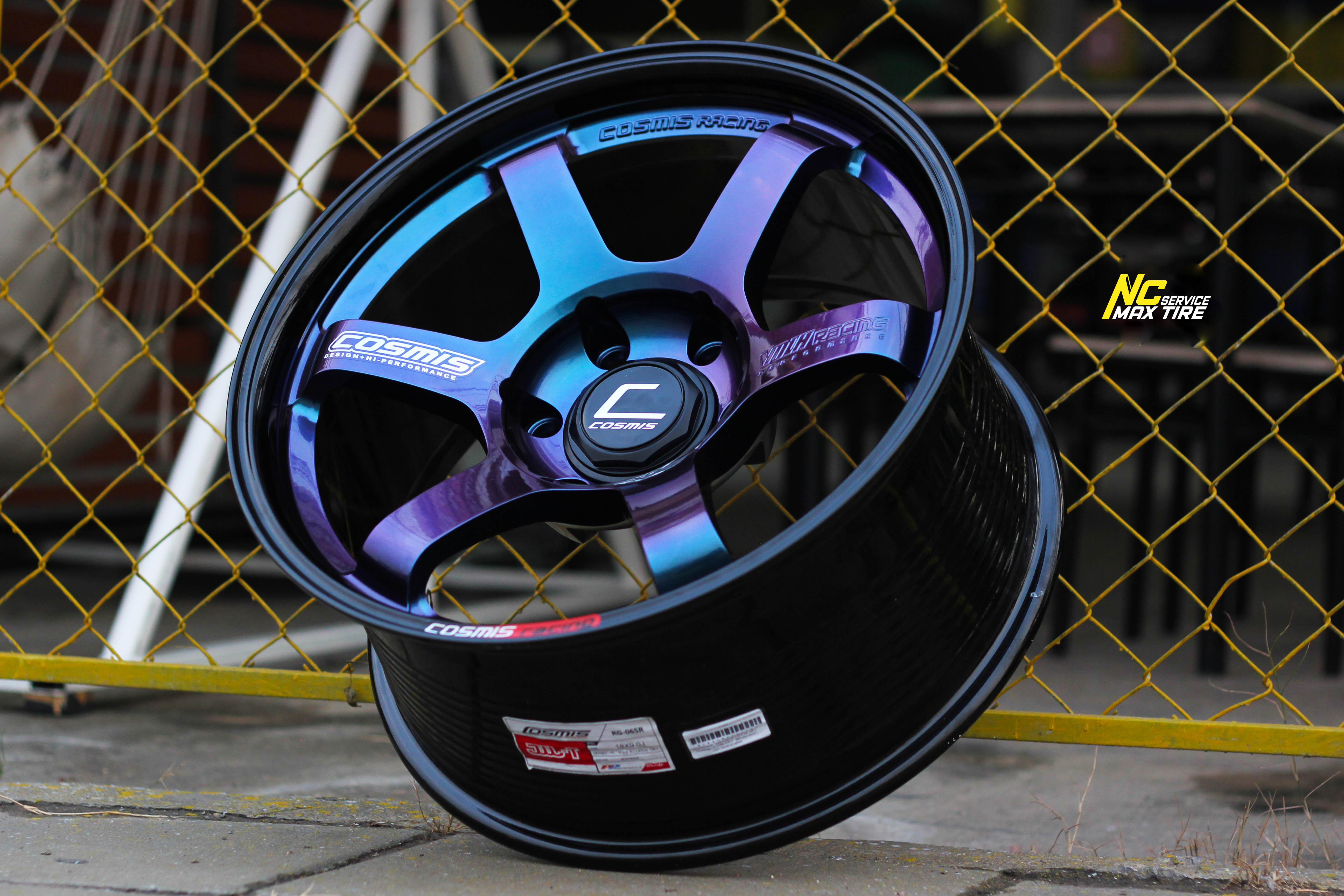 ล้อแม็กสวยๆ / ล้อแม็กขอบ18 / Cosmis / RG-06SR / ล้อแม็กสีพิเศษ / 18x9.0 6H139.7 ET0 / Custom Color / Power Blue / ล้อแม็กสำหรับรถกระบะตัวสูง / SUV / PPV