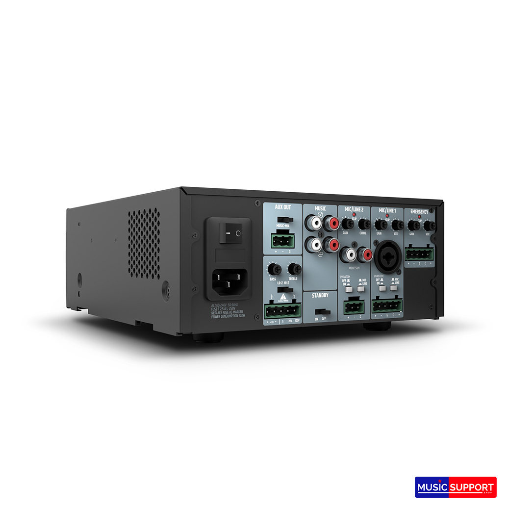 LD Systems LDIMA60INT Installation Mixing Amplifier 60W @ 4 Ohms / 100 V / 70 V