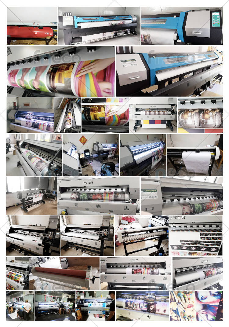 ขายส่ง หมึกพิมพ์อิงค์เจ็ท ไร้กลิ่น Eco Solvent 6 สี ขนาด 1 ลิตร สำหรับหัวพิมพ์ Epson (CMYKLcLm) ทนแดดได้ยาวนาน