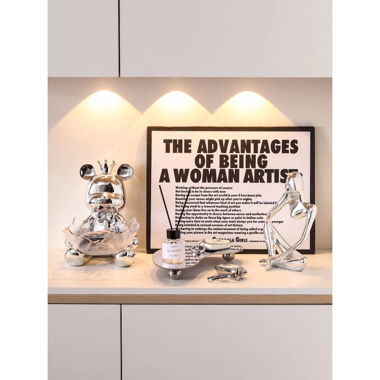 CT135D058 HOMMY เซตของแต่งบ้านสีเงิน ของแต่งห้องมินิมอล ของแต่งห้อง ของแต่งบ้านโมเดิร์น ของแต่งบ้าน