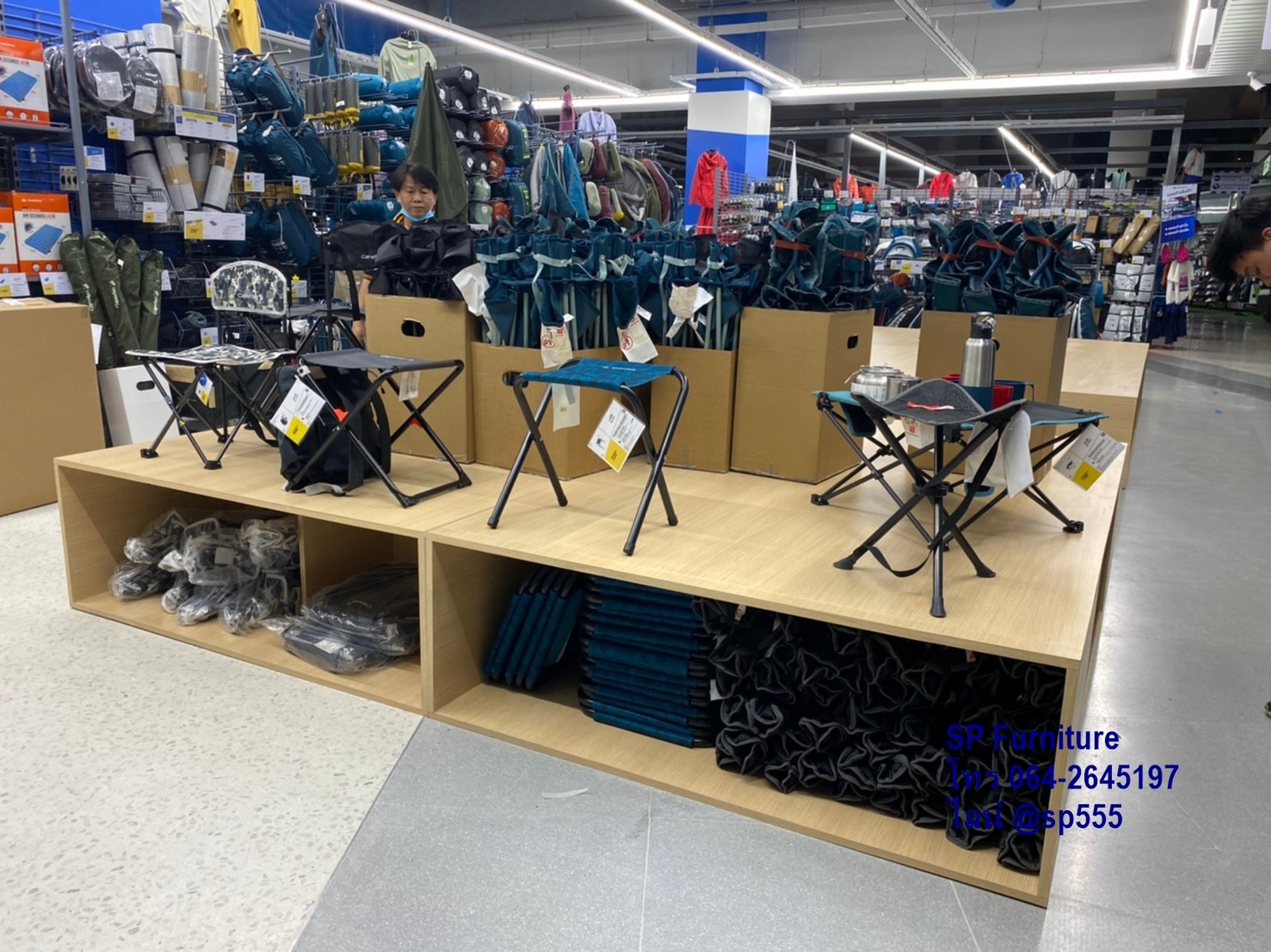 ชั้นโชว์สินค้า (Decathlon สาขา โคราช)