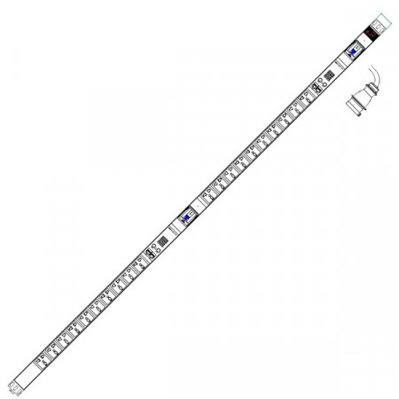 Link CH-20920 Network PDU 20 Universal Outlet (Circuit Breaker 32A + Current Voltage Energy Meter) (No Software Calculate electricity consumption ) ส่งฟรีทั่วประเทศ