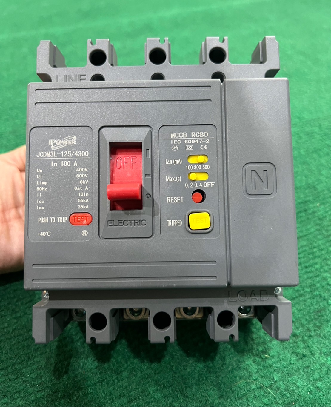 เมนเบรกเกอร์ กันดูด เบรกเกอร์กันดูด MCCB RCBO 4p 100A 125A 150A 200A ชิ้น 2024-03-20 15:13:42 2024-03-20 15:13:42
